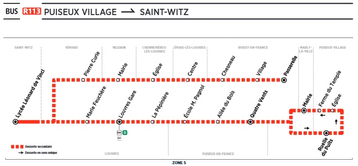 Plan ligne R113